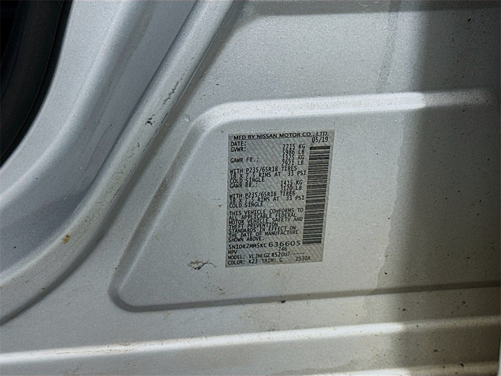 2019 Nissan Pathfinder SL