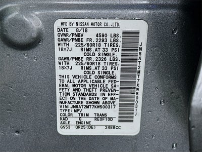 2019 Nissan Rogue SV