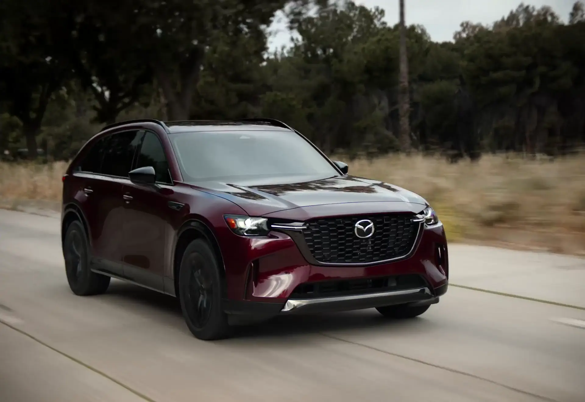 2027 Mazda CX-90 driving | Auffenberg Mazda of O'Fallon in Shiloh IL