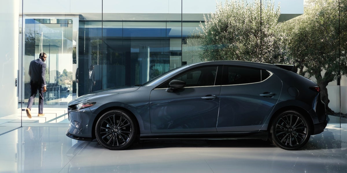 2026 Mazda3 2.5 Turbo Hatchback Premium Plus with available accessories and options shown