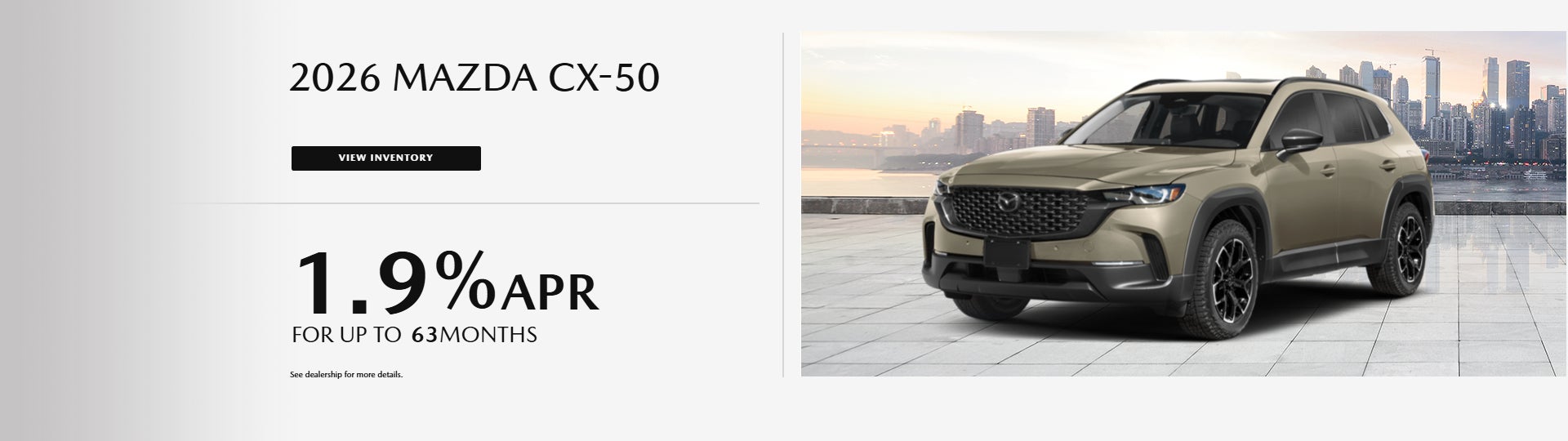 2026 cx50 APR offer